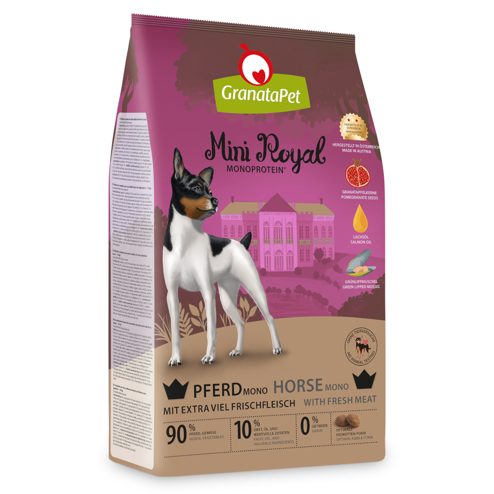 GranataPet Mini Royal Monoprotein Pferd - Sparpaket: 2 x 1 kg GranataPet Mini Royal Monoprotein Pferd - Sparpaket: 2 x 1 kg von Granatapet