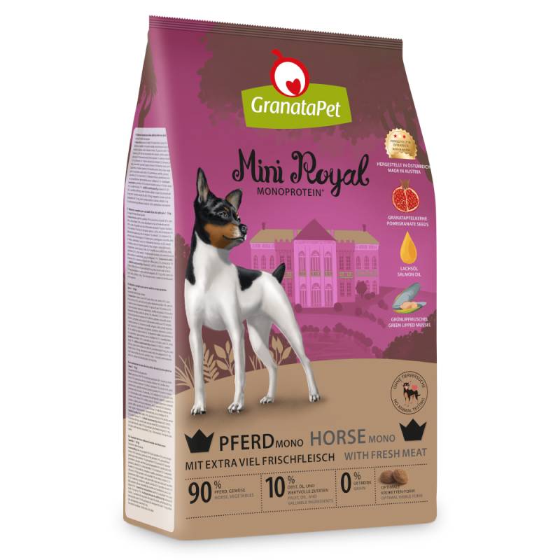 GranataPet Mini Royal Monoprotein Pferd - Sparpaket: 2 x 1 kg von Granatapet