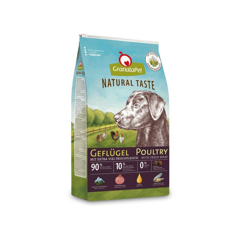 GranataPet Natural Taste Adult Geflügel 2x12kg von Granatapet