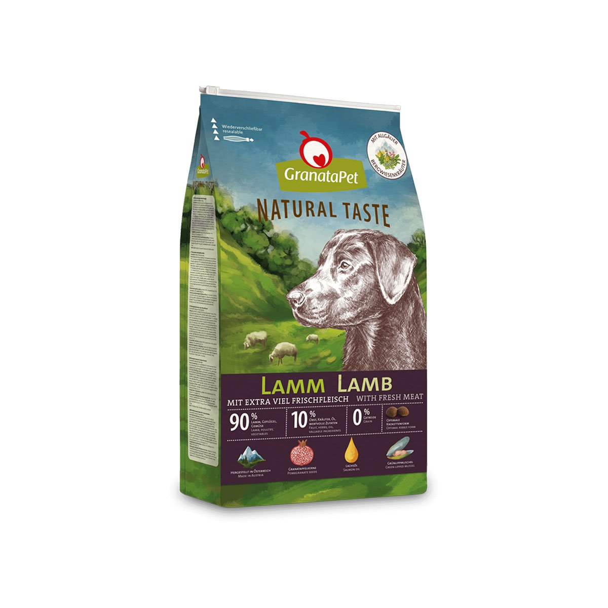 GranataPet Natural Taste Adult Lamm 12kg von Granatapet