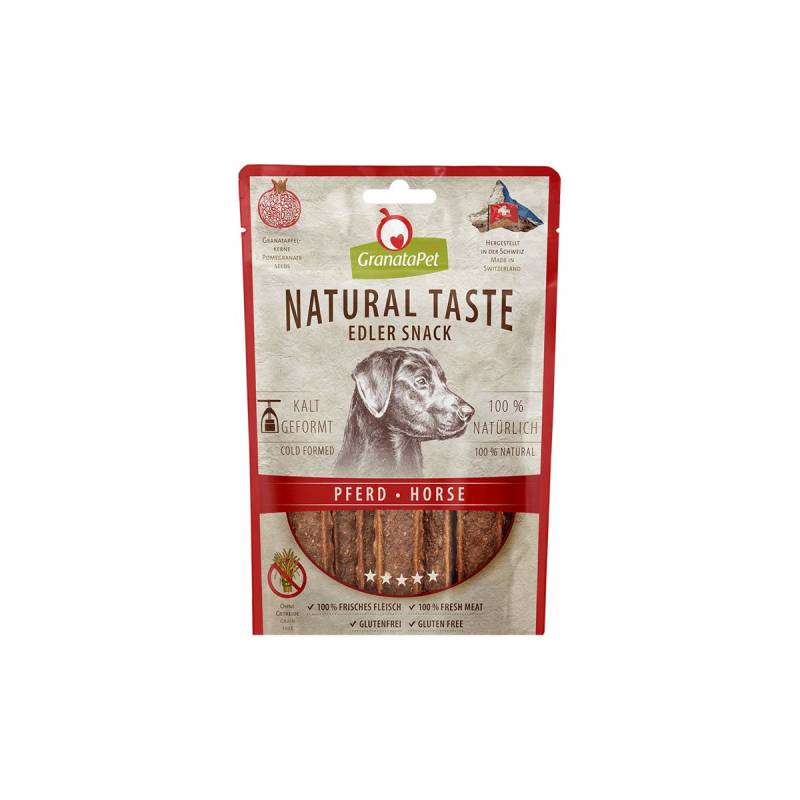 GranataPet Natural Taste Edler Snack Pferd 5x90g von Granatapet