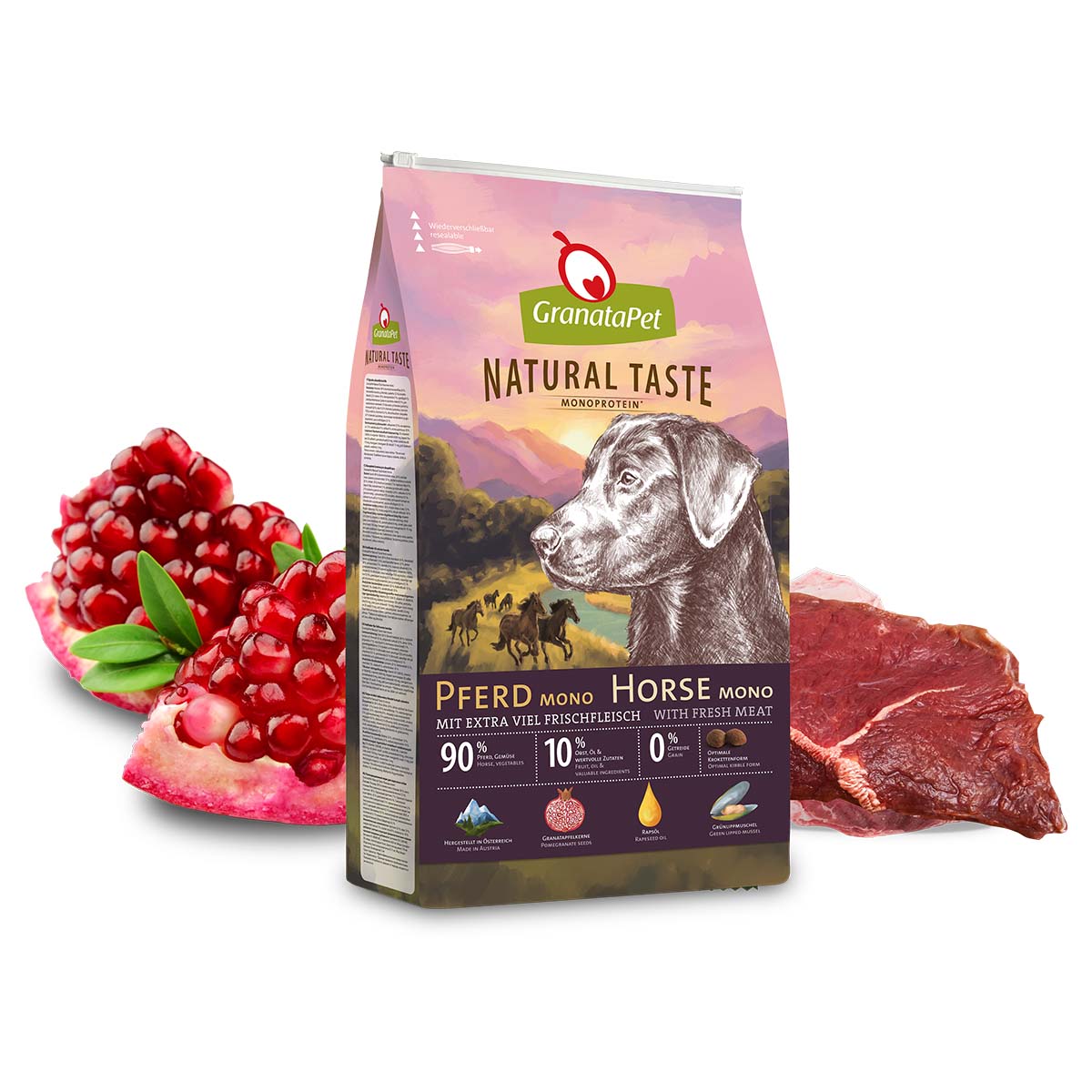 GranataPet Natural Taste Pferd Mono 4kg GranataPet Natural Taste Pferd Mono 4kg von Granatapet