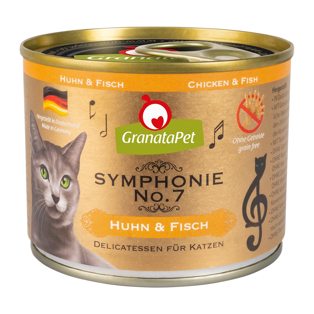 GranataPet Symphonie No. 7 Huhn & Fisch 6x200g von Granatapet