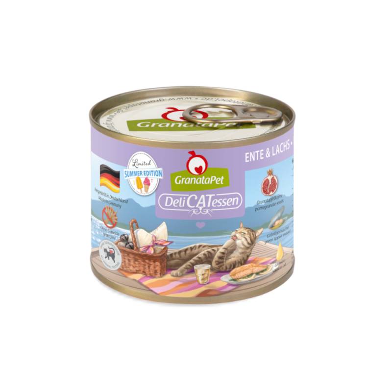 Granatapet DeliCatessen Limited Sommeredition - Ente & Lachs (24 x 200 g) von Granatapet