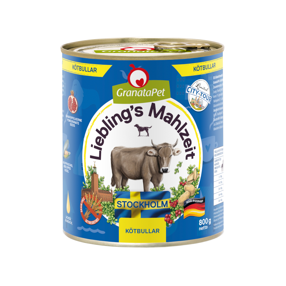 Granatapet Liebling´s Mahlzeit City Tour 6 x 800 g - Stockholm (Kötbullar) von Granatapet