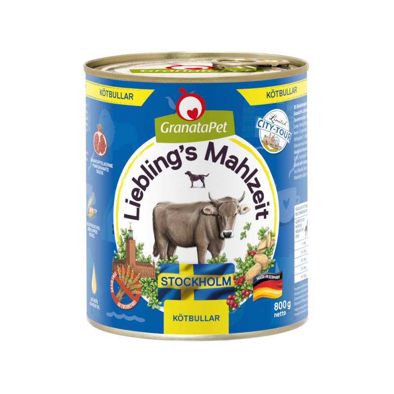 Granatapet Liebling´s Mahlzeit City Tour 6 x 800 g - Stockholm (Kötbullar) von Granatapet