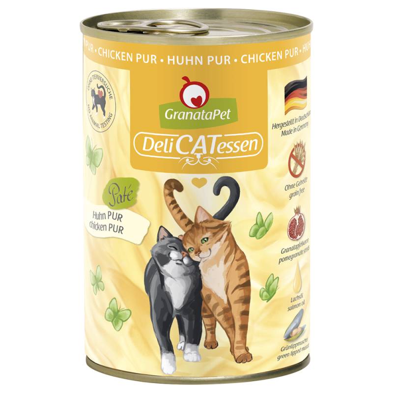 GranataPet DeliCatessen 24 x 400 g - Huhn PUR von Granatapet