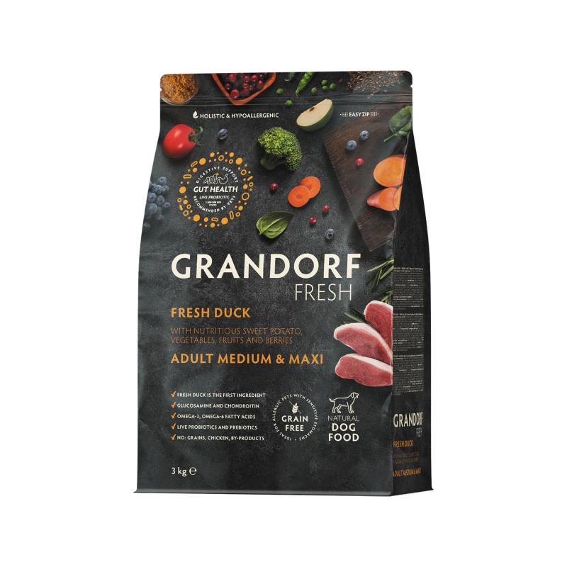 Grandorf Fresh Medium & Maxi Breeds Adult - Ente - 10 kg Grandorf Fresh Medium & Maxi Breeds Adult - Ente - 10 kg von Grandorf