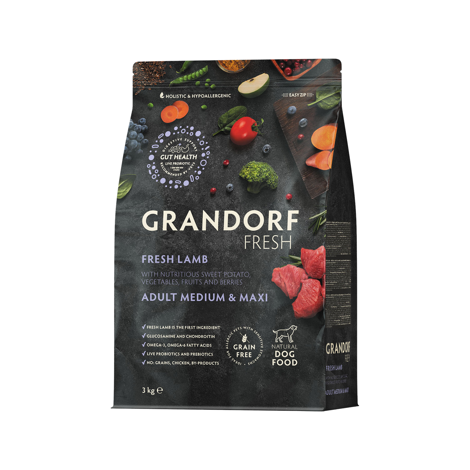 Grandorf Fresh Medium & Maxi Breeds Adult - Lamm - 10 kg Grandorf Fresh Medium & Maxi Breeds Adult - Lamm - 10 kg von Grandorf