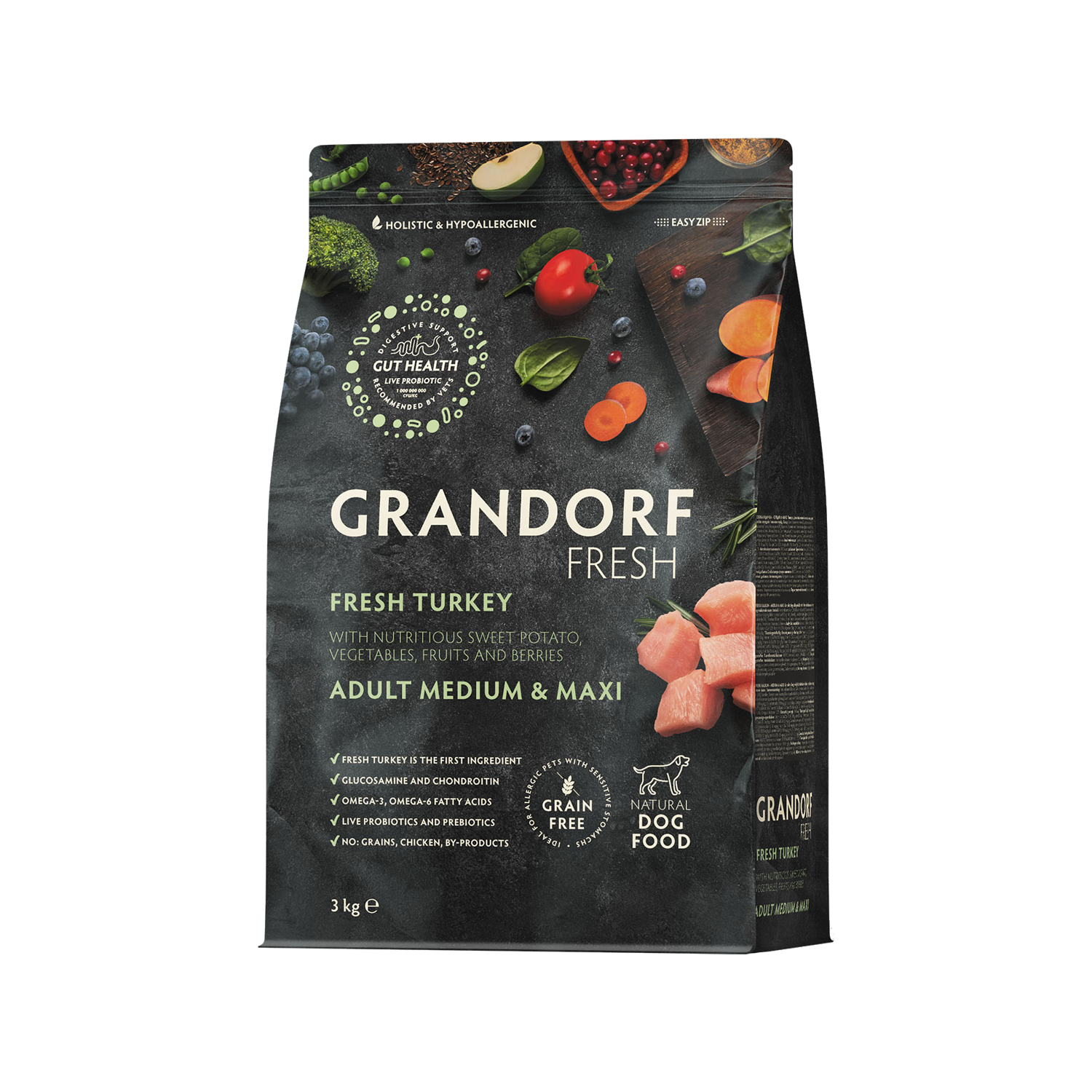 Grandorf Fresh Medium & Maxi Breeds Adult - Truthahn - 10 kg Grandorf Fresh Medium & Maxi Breeds Adult - Truthahn - 10 kg von Grandorf