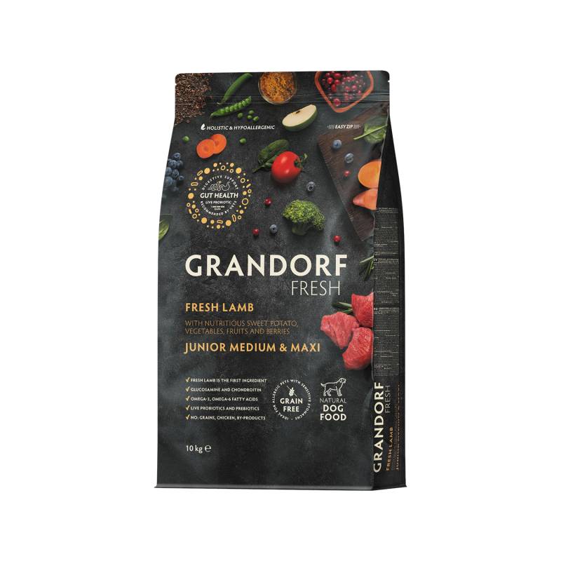 Grandorf Fresh Medium & Maxi Breeds Junior - Lamm - 10 kg Grandorf Fresh Medium & Maxi Breeds Junior - Lamm - 10 kg von Grandorf
