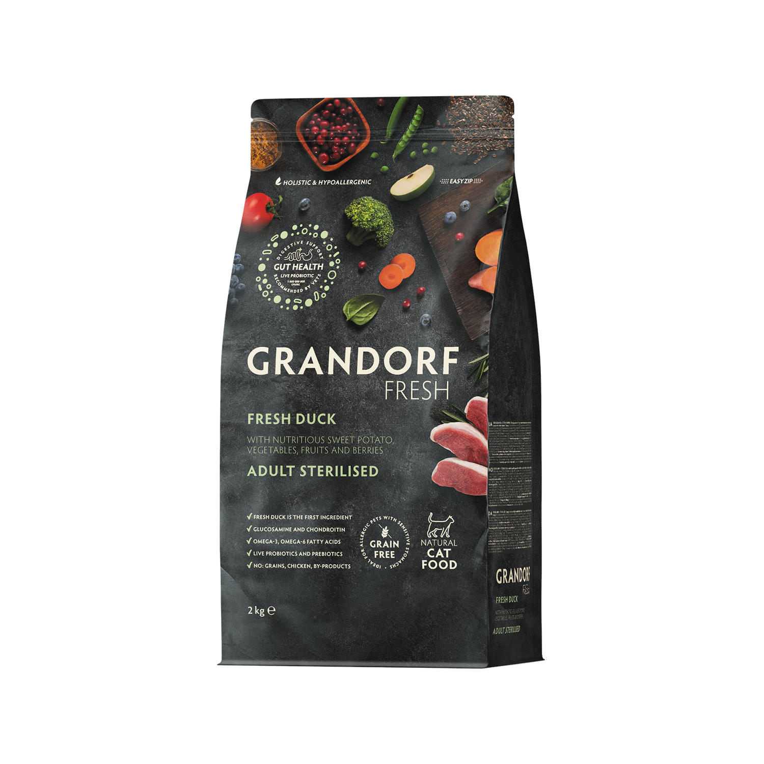 Grandorf Fresh Sterilised Adult - Ente - 2 kg Grandorf Fresh Sterilised Adult - Ente - 2 kg von Grandorf