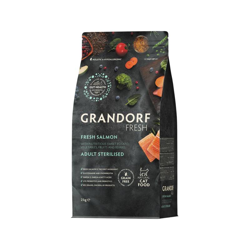 Grandorf Fresh Sterilised Adult - Lachs - 2 kg Grandorf Fresh Sterilised Adult - Lachs - 2 kg von Grandorf