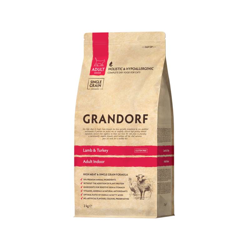 Grandorf Indoor Adult - Lamm & Truthahn - 2 kg Grandorf Indoor Adult - Lamm & Truthahn - 2 kg von Grandorf