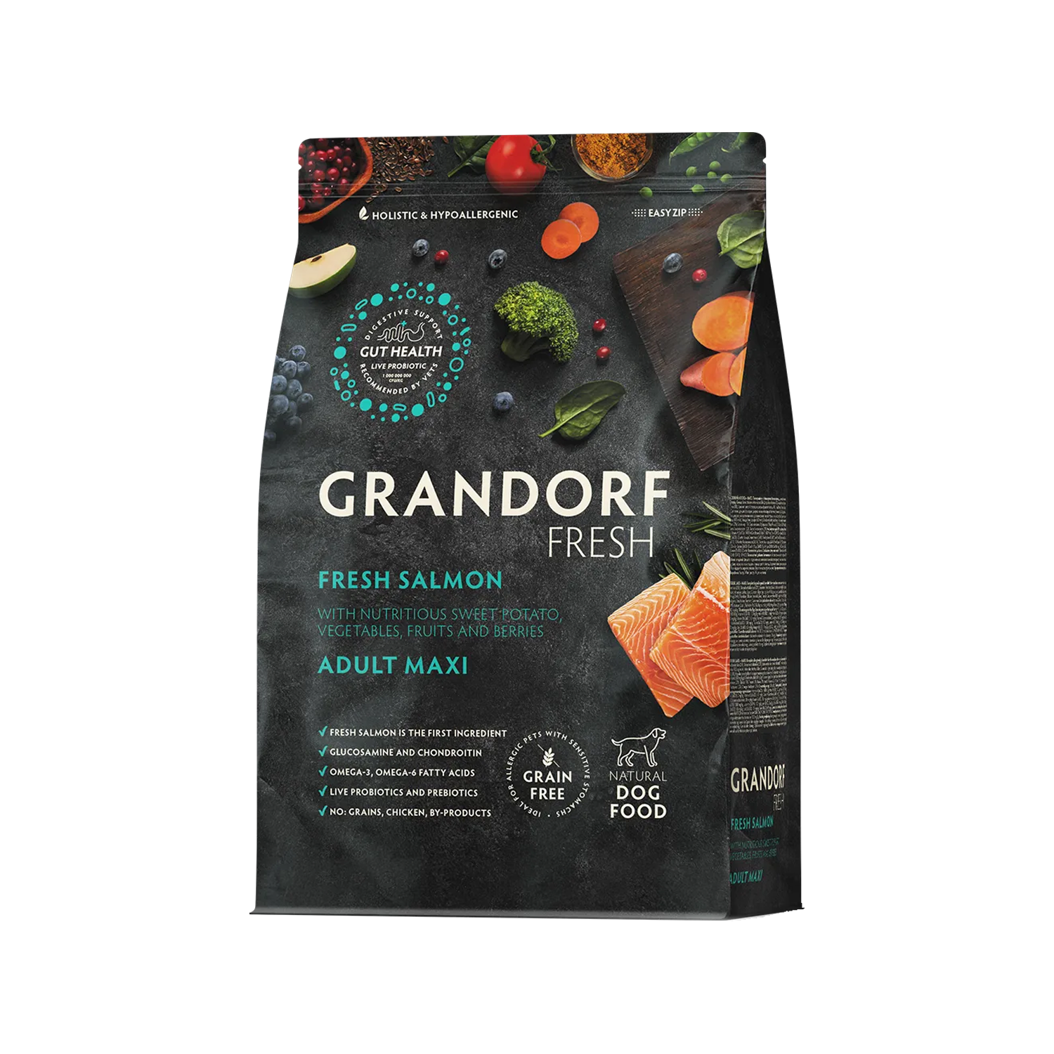 Grandorf Maxi Breeds Adult - Lachs - 10 kg Grandorf Maxi Breeds Adult - Lachs - 10 kg von Grandorf