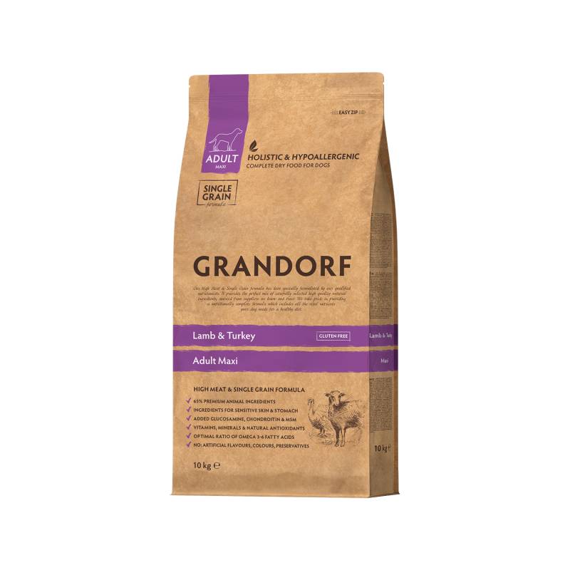 Grandorf Maxi Breeds Adult - Lamm & Truthahn - 10 kg von Grandorf