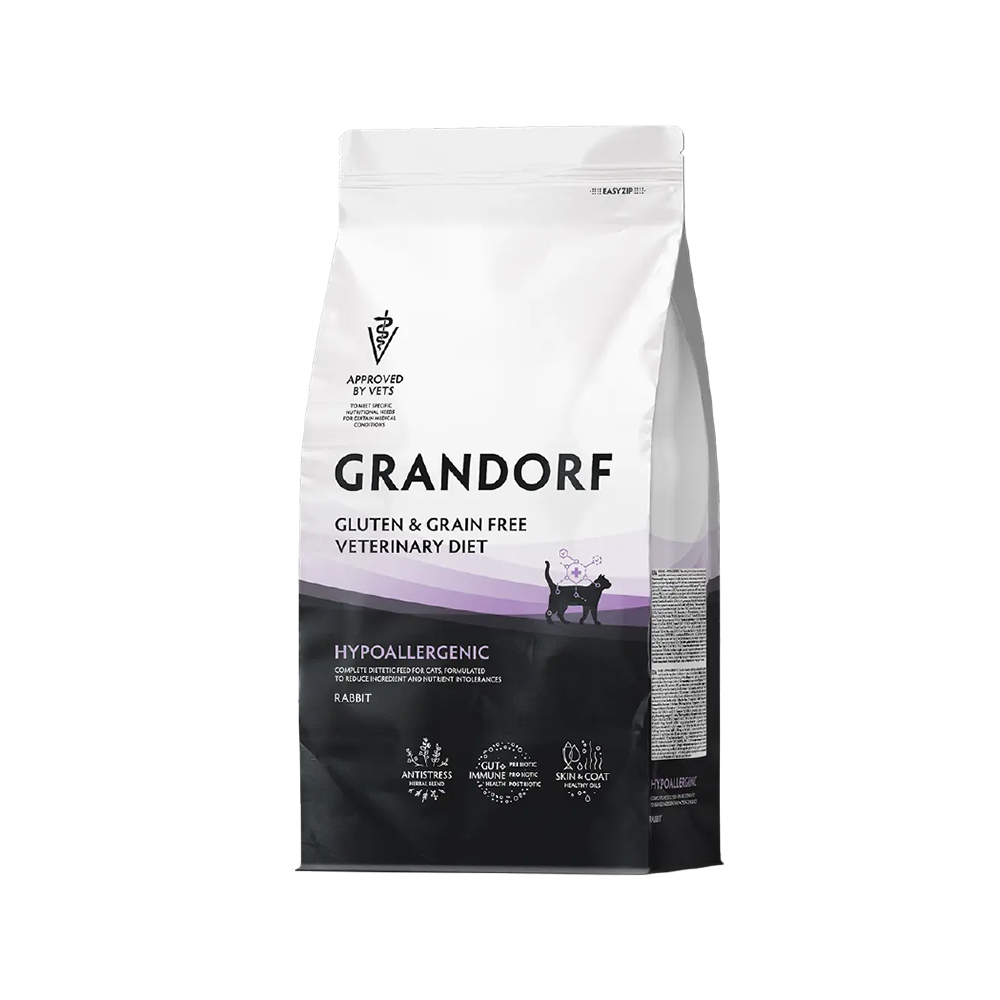 Grandorf Veterinary Diet Cat - Gluten & Grain Free - Hypoallergenic - 2 kg Grandorf Veterinary Diet Cat - Gluten & Grain Free - Hypoallergenic - 2 kg von Grandorf
