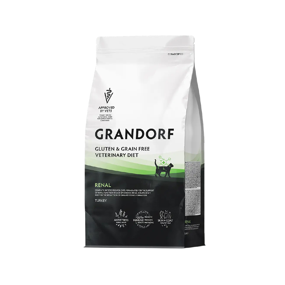 Grandorf Veterinary Diet Cat - Gluten & Grain Free - Renal - 2 kg Grandorf Veterinary Diet Cat - Gluten & Grain Free - Renal - 2 kg von Grandorf