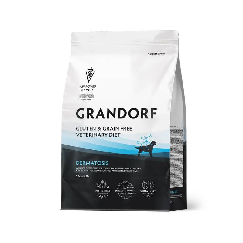 Grandorf Veterinary Diet Dog - Gluten & Grain Free - Dermatosis - 3 kg Grandorf Veterinary Diet Dog - Gluten & Grain Free - Dermatosis - 3 kg von Grandorf