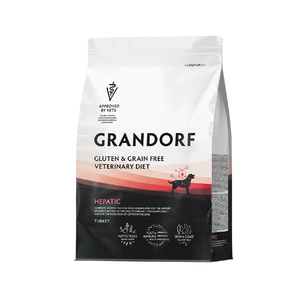 Grandorf Veterinary Diet Dog - Gluten & Grain Free - Hepatic - 3 kg Grandorf Veterinary Diet Dog - Gluten & Grain Free - Hepatic - 3 kg von Grandorf