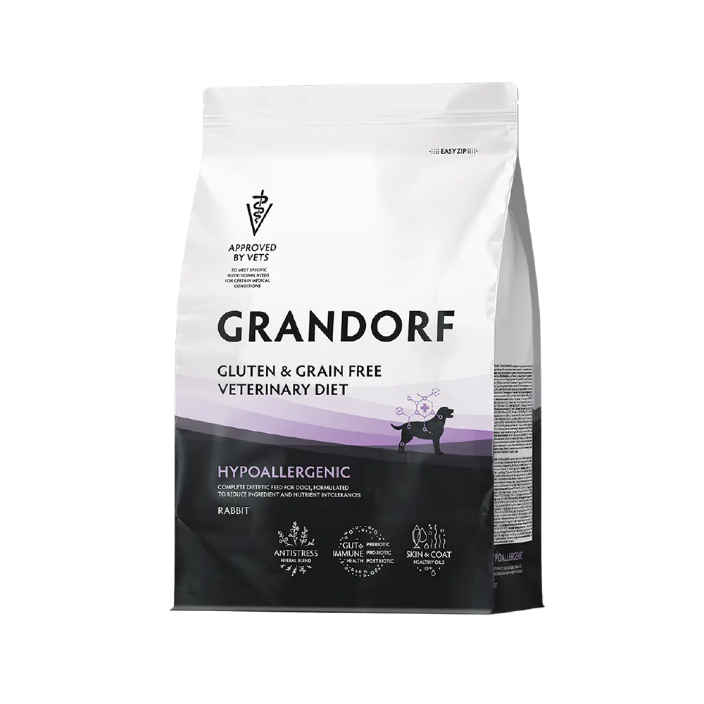 Grandorf Veterinary Diet Dog - Gluten & Grain Free - Hypoallergenic - 3 kg Grandorf Veterinary Diet Dog - Gluten & Grain Free - Hypoallergenic - 3 kg von Grandorf