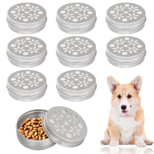 8 Stück Hundeduft-Arbeitsdosen-Set, Aluminium-Hundeduft-Trainingsdose, Hundeduft-Trainingsbox, Hundenasen-Geruch-Trainingsbehälter, Agility-Duft-Trainingsgeräte für Hundenasen-Training 8 Stück Hundeduft-Arbeitsdosen-Set, Aluminium-Hundeduft-Trainingsdose, Hundeduft-Trainingsbox, Hundenasen-Geruch-Trainingsbehälter, Agility-Duft-Trainingsgeräte für Hundenasen-Training von Grantop