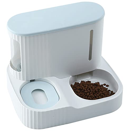 Graootoly Haustier Futternapf Automatisch mit Trockenfutter Lagerung Trinkwasser Schüssel Haustier Liefert Blau Graootoly Haustier Futternapf Automatisch mit Trockenfutter Lagerung Trinkwasser Schüssel Haustier Liefert Blau von Graootoly