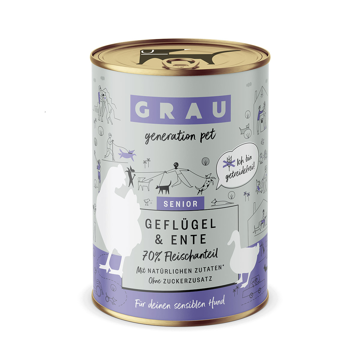 GRAU Senior Geflügel & Ente 6x400g GRAU Senior Geflügel & Ente 6x400g von Grau