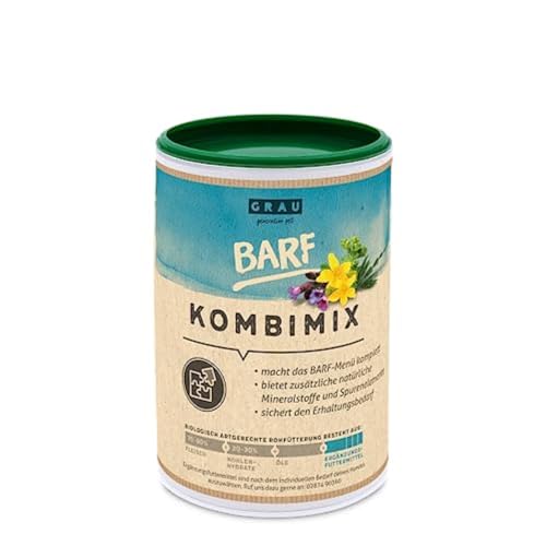 GRAU - das Original - BARF-KombiMix, Komplettmischung zum BARFEN, natürliche Rundumversorgung, 1er Pack (1 x 150 g), Ergänzungsfuttermittel für Hunde von Grau