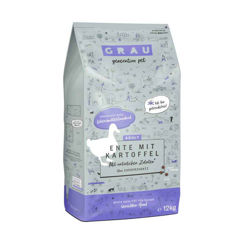 Grau Ente & Kartoffel - Sparpaket: 2 x 12 kg Grau Ente & Kartoffel - Sparpaket: 2 x 12 kg von Grau