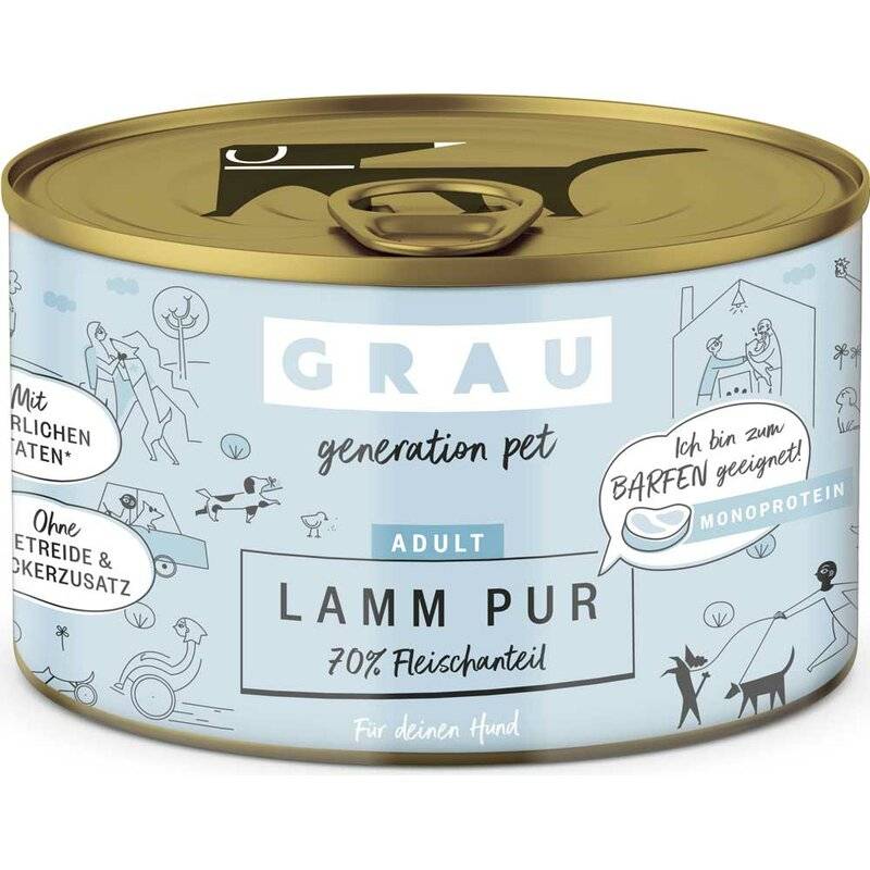 Grau Adult Lamm Pur 200 g (11,45 € pro 1 kg) von Grau