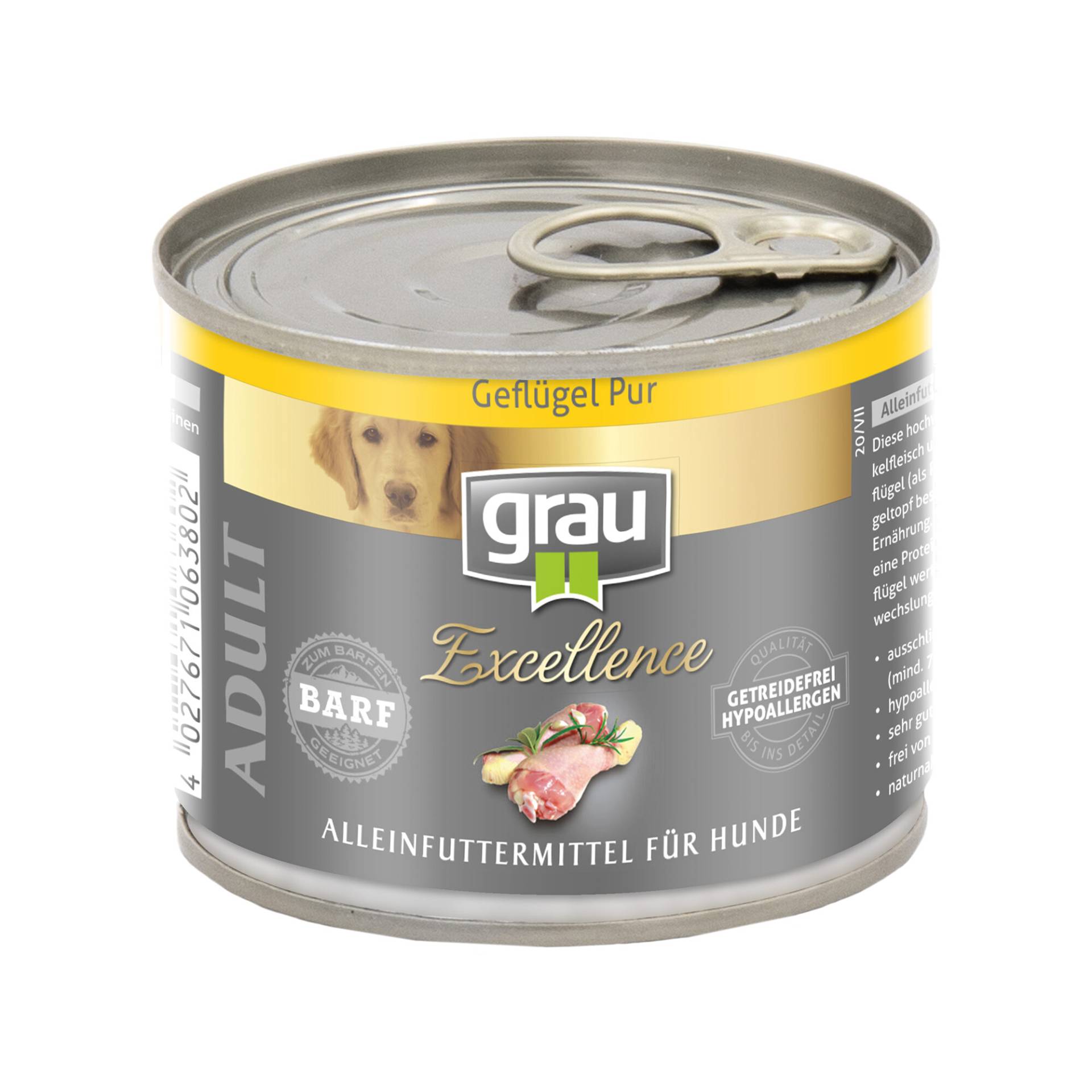 Grau Excellence Adult Pur - Geflügel - Dose - 6 x 200 g Grau Excellence Adult Pur - Geflügel - Dose - 6 x 200 g von Grau
