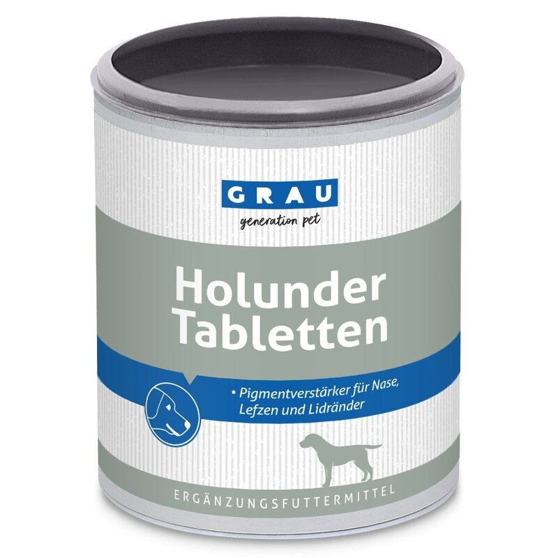 Grau Holunder-Tabletten- 500 St�ck von Grau