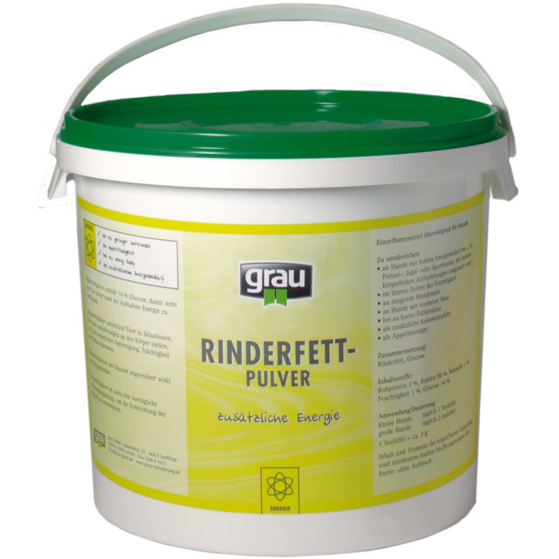 Grau Rinderfettpulver 2.000 g (26,48 € pro 1 kg) von Grau