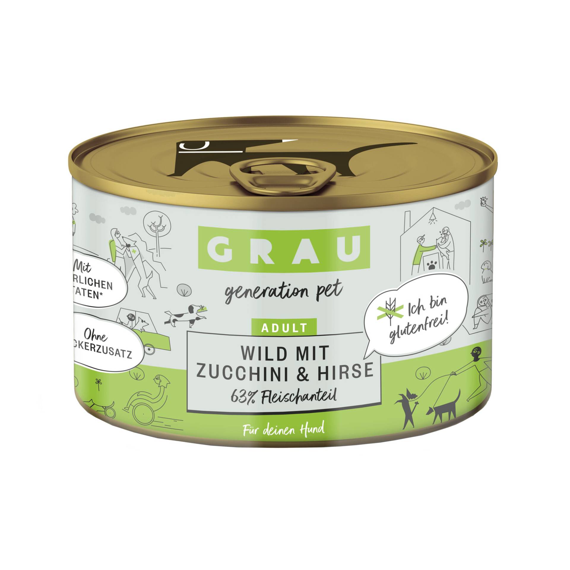 Grau Schlemmertopf - Wild, Gemüse & Nudeln - 6 x 400 g Grau Schlemmertopf - Wild, Gemüse & Nudeln - 6 x 400 g von Grau