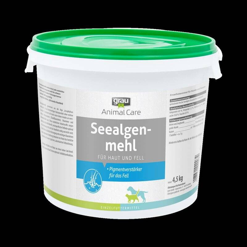 Grau Seealgenmehl 4.500 g (11,89 € pro 1 kg) von Grau