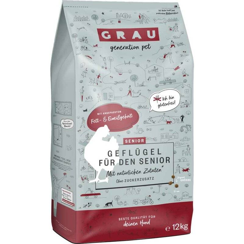 Grau Senior Gefl�gel 12 kg (5,25 € pro 1 kg) von Grau