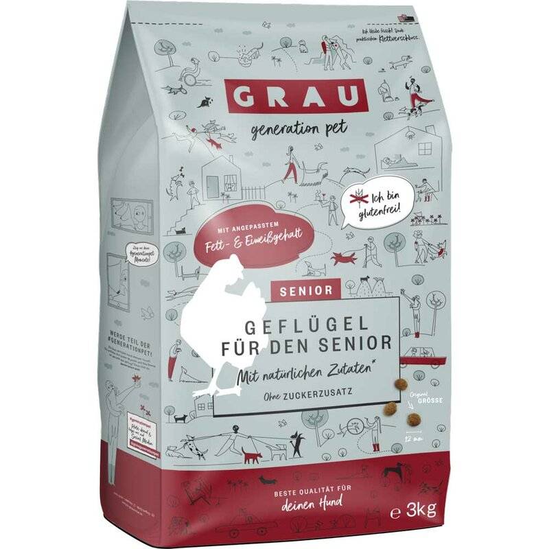 Grau Senior Gefl�gel 3 kg (7,32 € pro 1 kg) von Grau