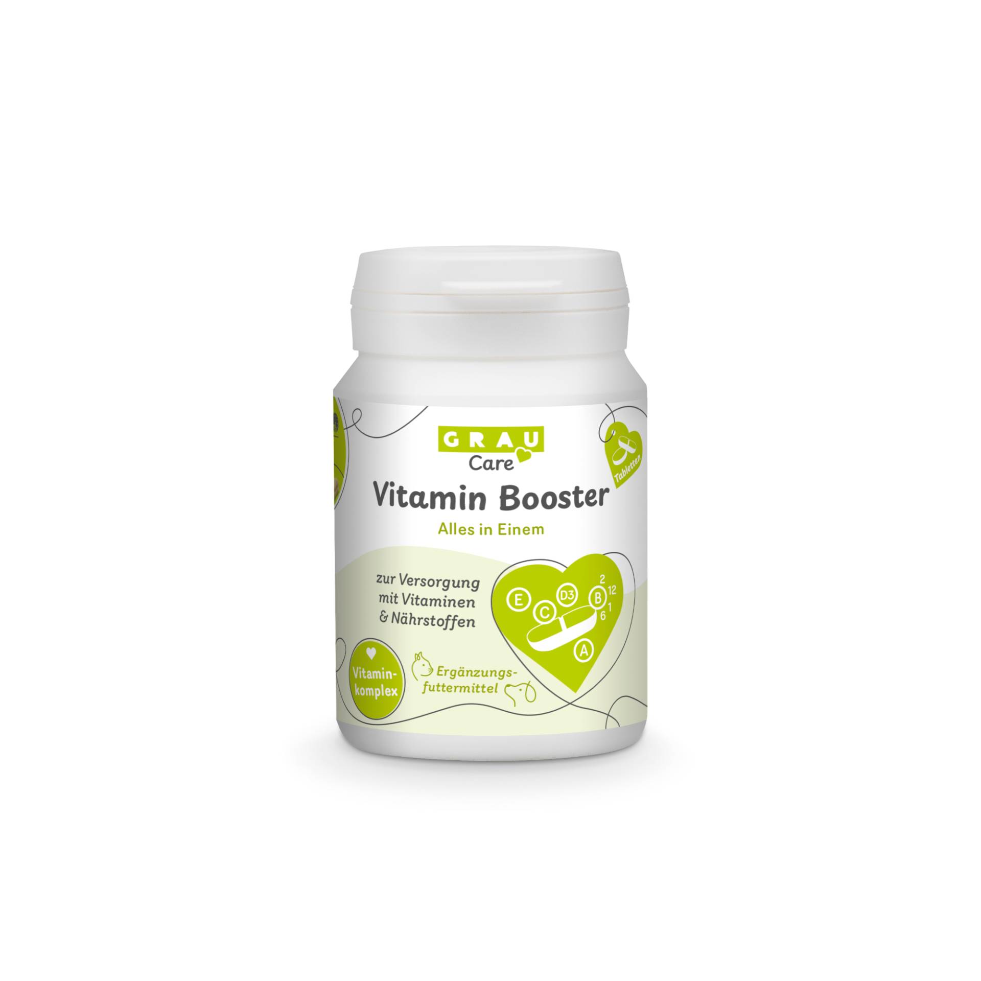 Grau Vitamin Booster - 60 Tabletten Grau Vitamin Booster - 60 Tabletten von Grau