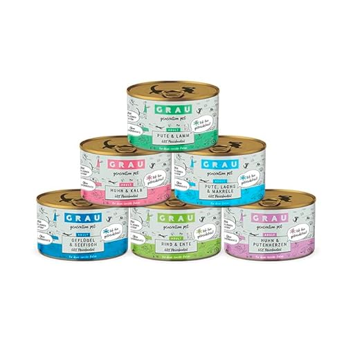 Grau – das Original – Nassfutter für Katzen - Mischtray Katze Generation Pet, 6er Pack (6 x 200 g) von Grau