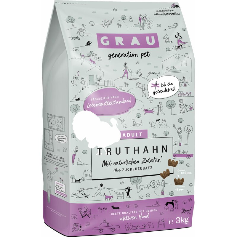 Grau Adult Truthahn 3 kg (7,65 € pro 1 kg) von Grau