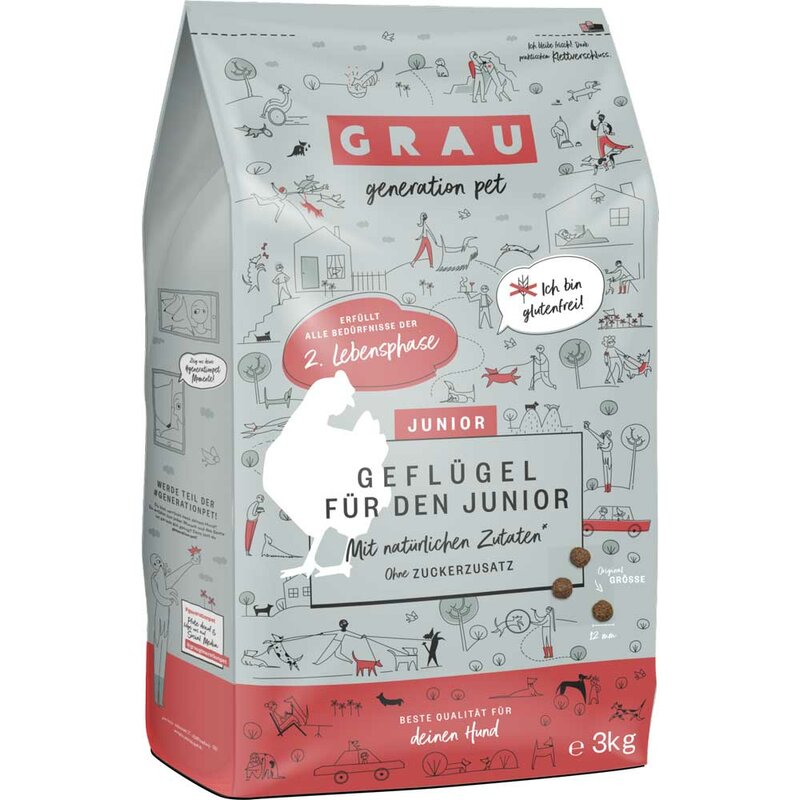 Grau Junior Geflügel 3 kg (7,32 € pro 1 kg) von Grau