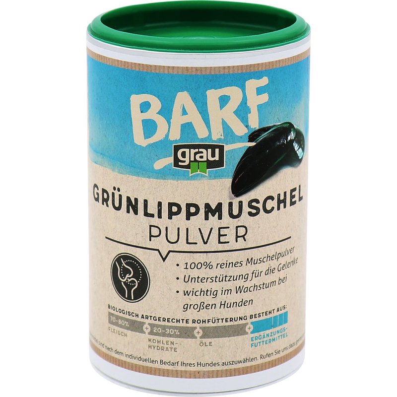 grau Gr�nlippmuschel Pulver - 500 g (93,90 € pro 1 kg) von Grau