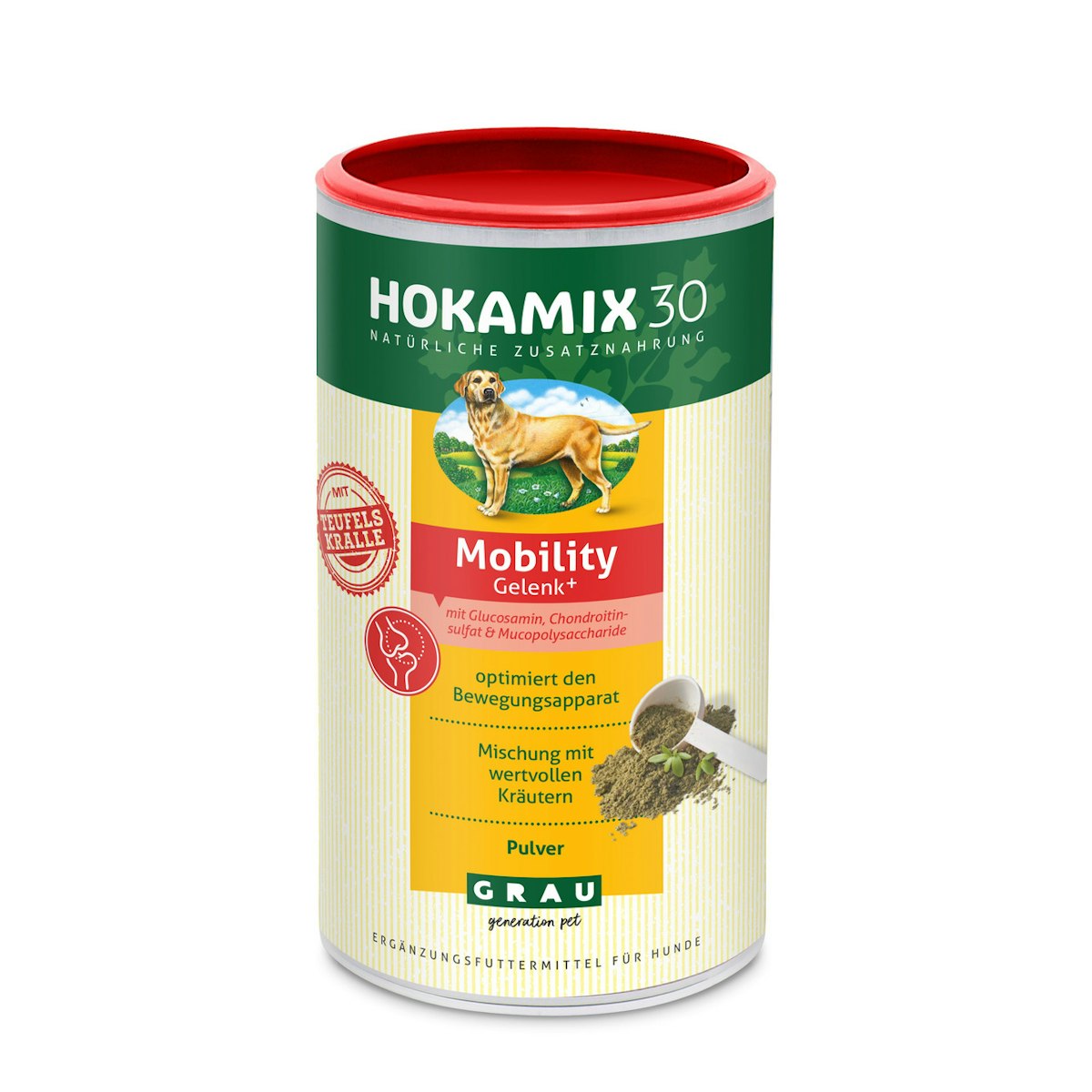 grau Hokamix Mobility Pulver Nahrungsergänzung 750 Gramm