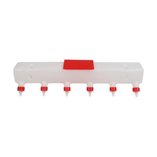 GRCFUMO Farm kleine Tiere Feeder, kleine Tiermilch -Feeder mit 6 Brustwarzen, große Kapazitäts -Vieh -Fütterungsinstrument für Ferkelpupfziegenkalb von Grcfumo