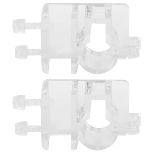 Grcfumo 2pcs Acryl transparent Aquarium Fischtank Wasserrohrschlauch Fixierröhrchen Klemmhalter, Fischrohrhalter Fixe Clips zum Halten von Pumpenweichschlauch Grcfumo 2pcs Acryl transparent Aquarium Fischtank Wasserrohrschlauch Fixierröhrchen Klemmhalter, Fischrohrhalter Fixe Clips zum Halten von Pumpenweichschlauch von Grcfumo