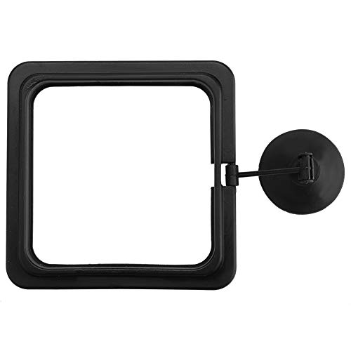 Grcfumo Fischernährungsring, Aquarium -Fischtank schwimmender Lebensmittelkreis mit starker Saugnäpfe, schwimmender Lebensmittelfutterkreis für Goldfische (Quadrat) von Grcfumo