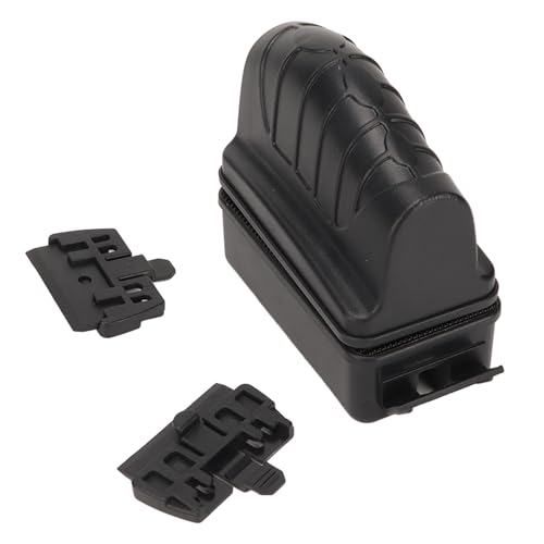 Grcfumo Magnetische Bürste für Aquarien, kratzfester Schulterschutz, Doppelklinge, 4-Fach starker magnetischer Saugnapf, schwimmender Glasschaber für die Reinigung von Aquarien (Schwarz) von Grcfumo