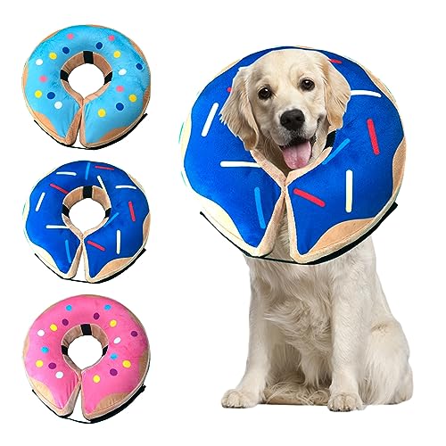 Greabuy Aufblasbares Hundehalsband, elisabethanisches Halsband, Beißzubehör, für Hunde und Katzen, Hals Wunde Greabuy Aufblasbares Hundehalsband, elisabethanisches Halsband, Beißzubehör, für Hunde und Katzen, Hals Wunde von Greabuy