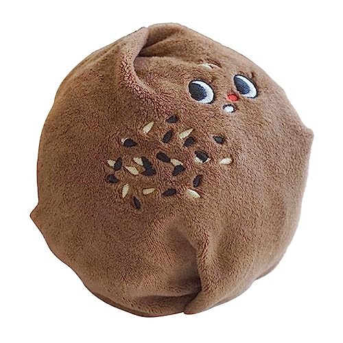 Pet Dogs Puppy Cloth Squeaky Teeth Chew Sesam Bun Shape Soft Cute Play Toy Dogs Hide Food Molar Puzzle Accessories Dogs Chew Toy For Aggressive Chewers Dogs Chew Toy For Large Dogs Squeaky Dogs Chew von Greabuy
